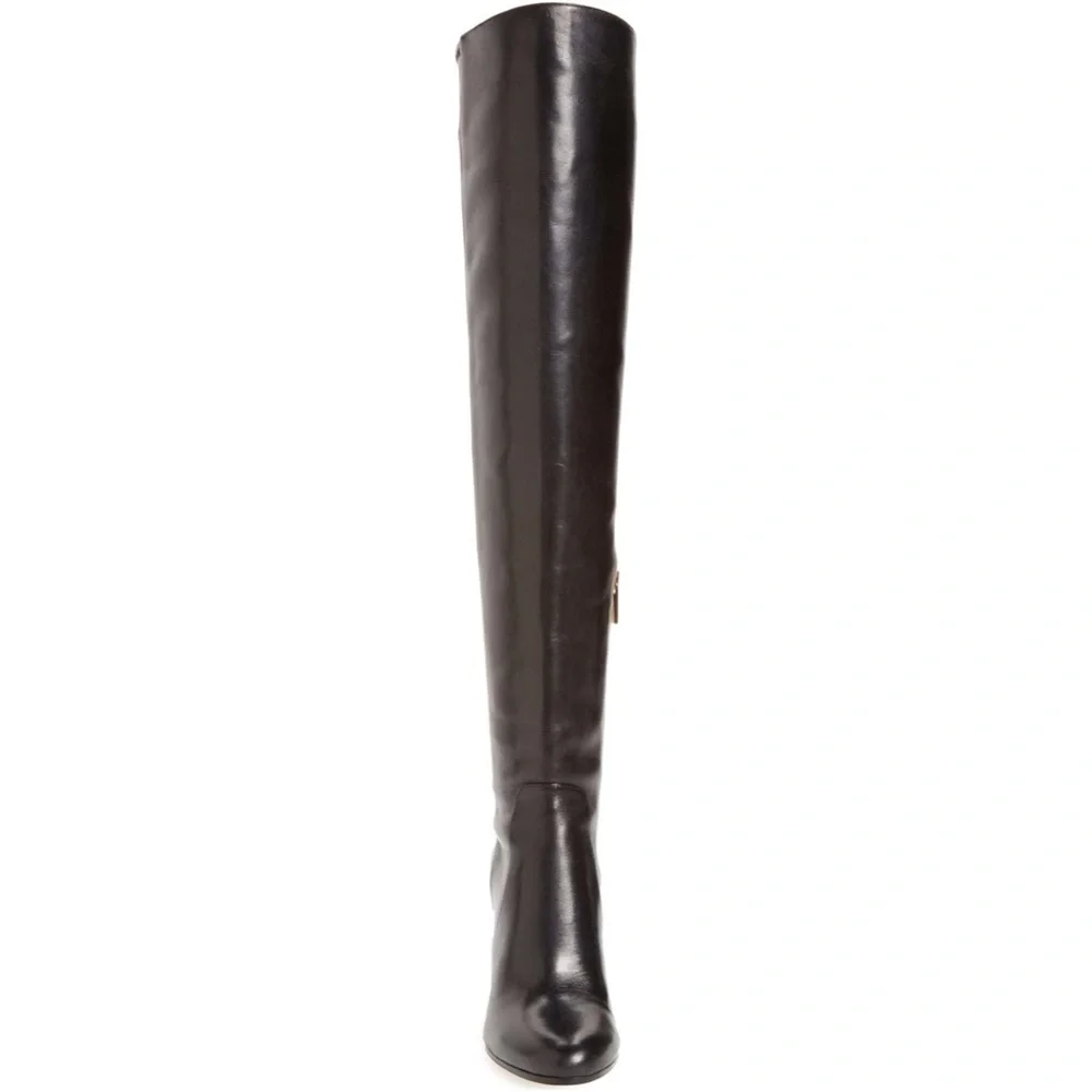 NWOB Michael Michael Kors Sabrina Leather Over The Knee Boots
